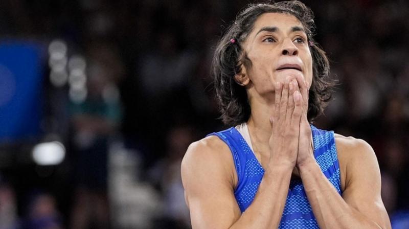 Vinesh Phogat retired from wrestling Vinesh Phogat retired from wrestling