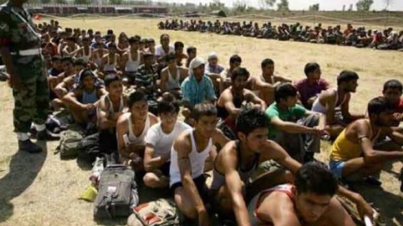 Indian army recruitment rally Indian army recruitment rally