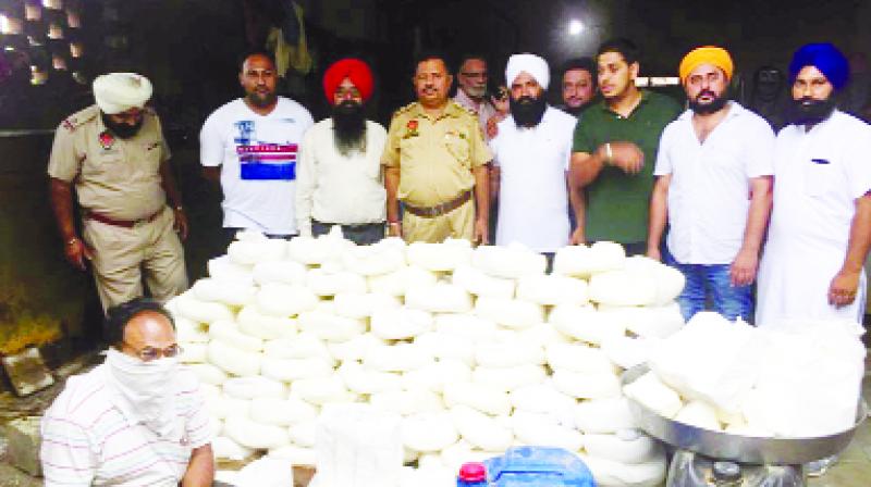 Dairy Development, Health Department and Police Party During Joint Raids