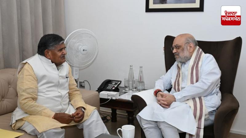 Governor Gulab Chand Kataria met Union Home Minister Amit Shah in Guwahati. Governor Gulab Chand Kataria met Union Home Minister Amit Shah in Guwahati.