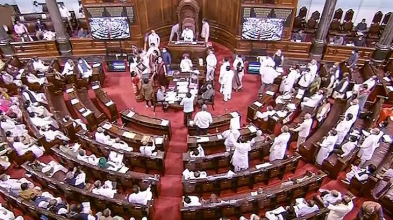 6 TMC members suspended from Rajya Sabha 