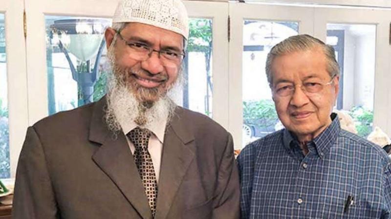 Zakir Naik with Mahatir Mohammad