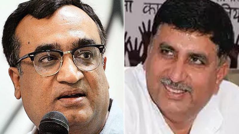 harish choudhary with ajay maken harish choudhary with ajay maken