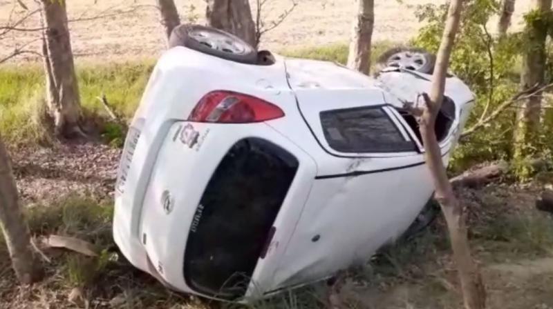 Turtled car in assembly constituency wave Turtled car in assembly constituency wave