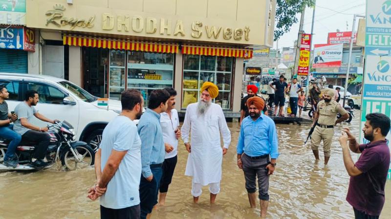 SPEAKER KULTAR SINGH SANDHWAN VISITS FLOOD AFFECTED AREAS OF DISTRICT FARIDKOT