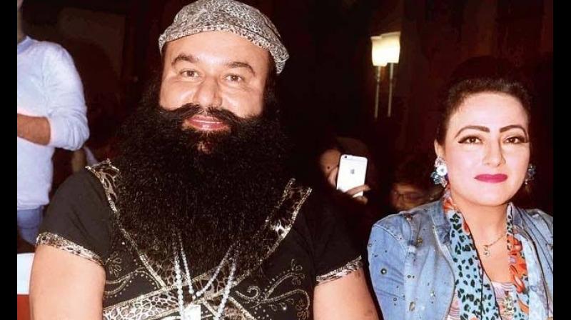 honeypreet meet ram rahim