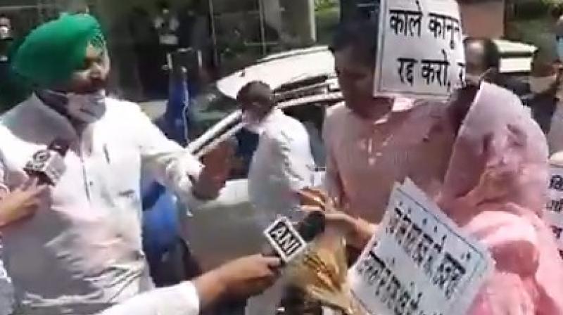 Ravneet Bittu, Harsimrat Badal Ravneet Bittu, Harsimrat Badal