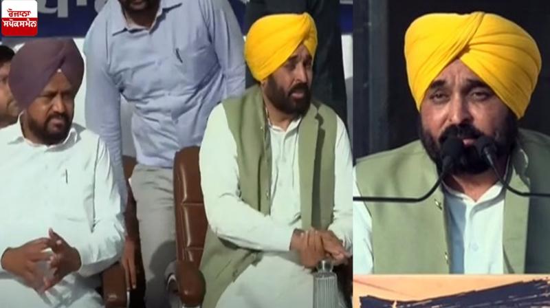 CM Mann campaigned in favor of Karamjit Anmol CM Mann campaigned in favor of Karamjit Anmol