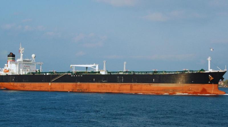 Oil tanker damaged in Houthi missile strike Oil tanker damaged in Houthi missile strike