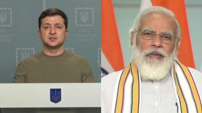 Ukraine President Speaks With PM Modi Ukraine President Speaks With PM Modi