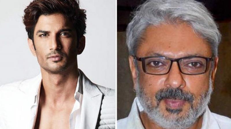 Sushant Singh and Sanjay Leela Bhansali Sushant Singh and Sanjay Leela Bhansali