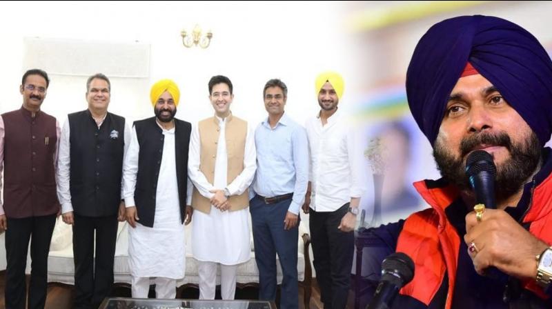 Navjot Sidhu takes dig at AAP's Rajya Sabha nominees Navjot Sidhu takes dig at AAP's Rajya Sabha nominees