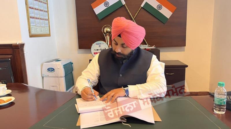 Cabinet Minister Harjot Singh Bains Cabinet Minister Harjot Singh Bains