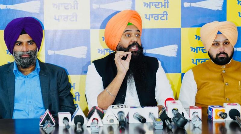 AAP slams Bikram Majithia for misleading people of Punjab over gangster issue AAP slams Bikram Majithia for misleading people of Punjab over gangster issue