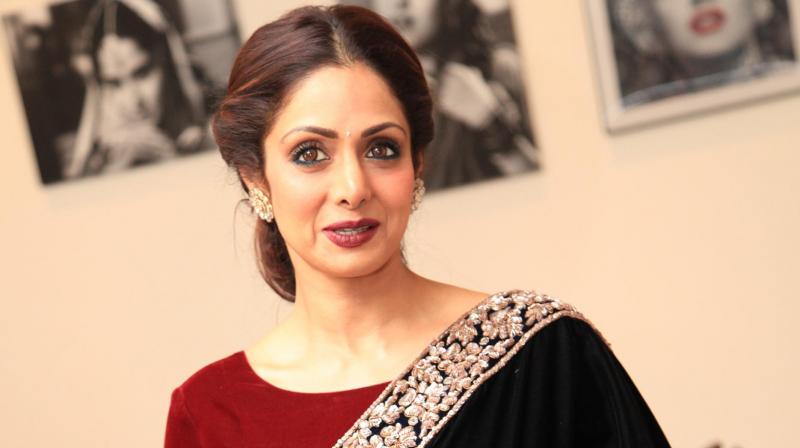 Bollywood actress Sridevi