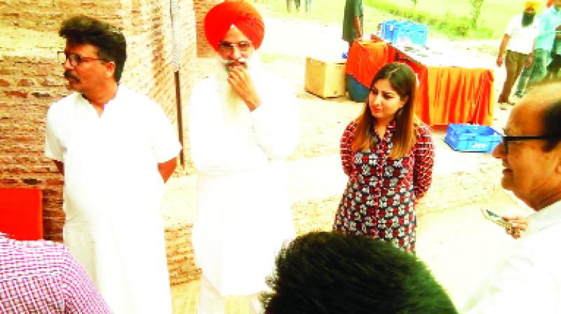 Municipal Council President Bant Singh Daburji and others.