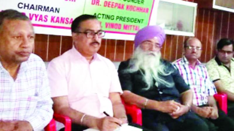 Chairman Ved Vyasa Kansal With Others Chairman Ved Vyasa Kansal With Others