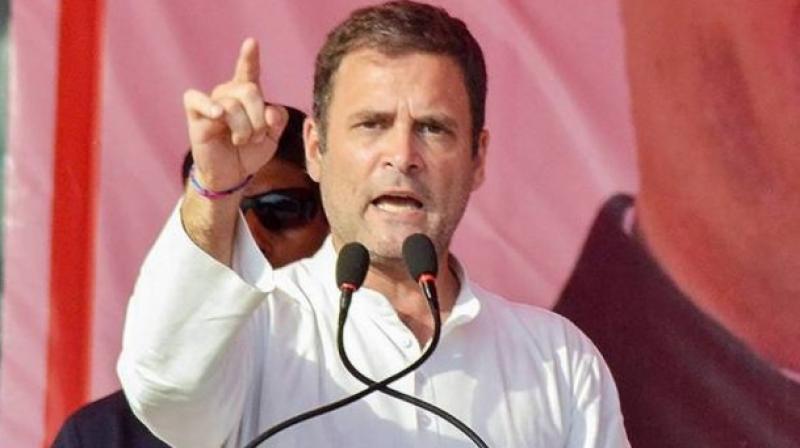 Congress party will fill 22 lakh government jobs in one year : Rahul Gandhi Congress party will fill 22 lakh government jobs in one year : Rahul Gandhi