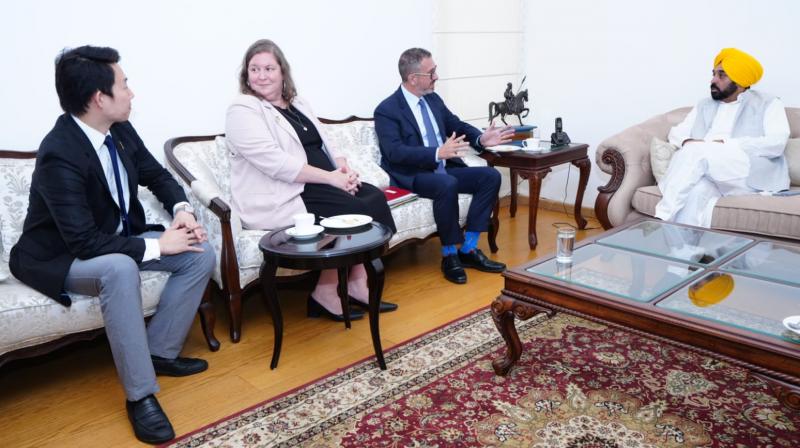 High-level Delegation From Saskatchewan Calls On CM Bhagwant Mann High-level Delegation From Saskatchewan Calls On CM Bhagwant Mann