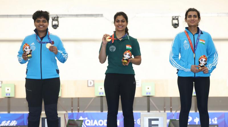 World University Games: India bags three shooting gold medals World University Games: India bags three shooting gold medals