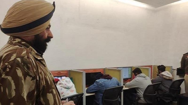 Fake call center exposed in Punjab Fake call center exposed in Punjab