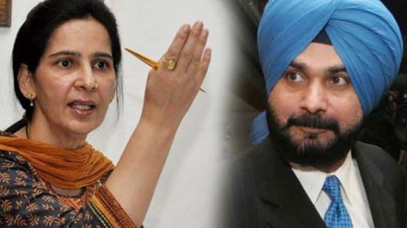 Navjot Sidhu with Navjot Kaur Sidhu Navjot Sidhu with Navjot Kaur Sidhu