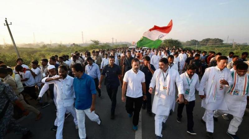 Congress's 'Bharat Joko Yatra' reaches Telangana Congress's 'Bharat Joko Yatra' reaches Telangana