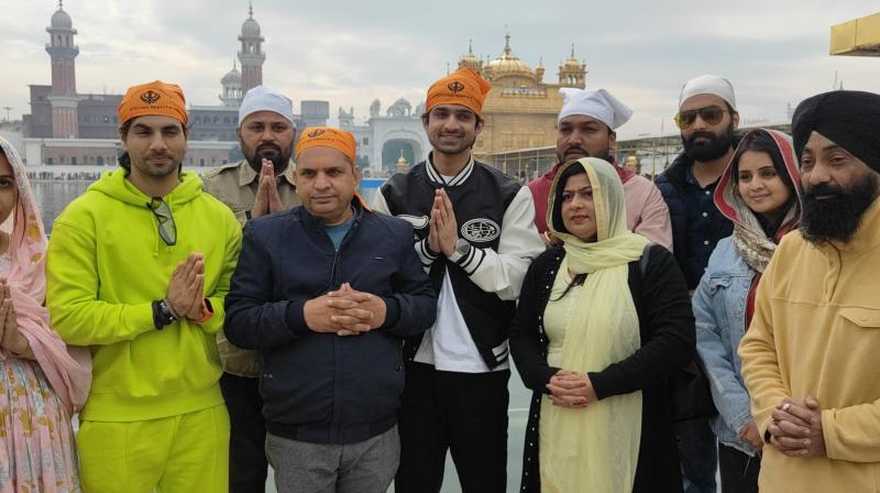 Abhishek of Bigg Boss fame paid obeisance at Sachkhand Sri Darbar Sahib