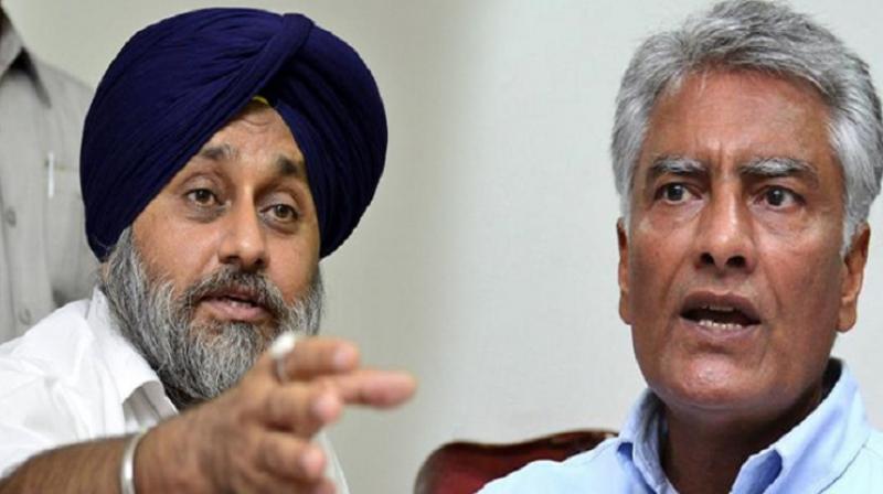 Sukhbir with Jakhar Sukhbir with Jakhar