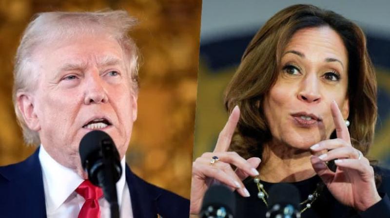 Donald Trump and Kamala Harris Donald Trump and Kamala Harris