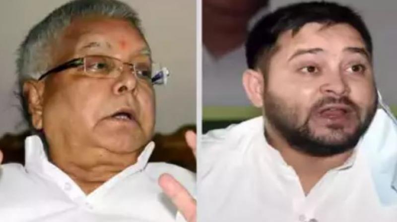 Lalu Prasad Yadav & Tejashwi Yadav Lalu Prasad Yadav & Tejashwi Yadav