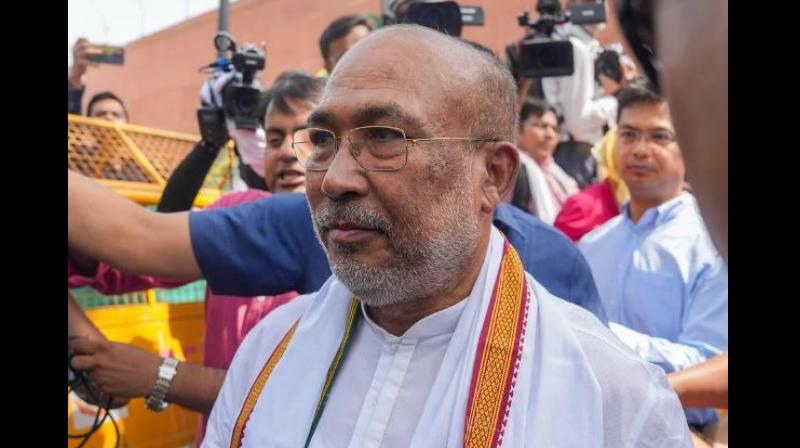 Manipur CM N Biren Singh Manipur CM N Biren Singh