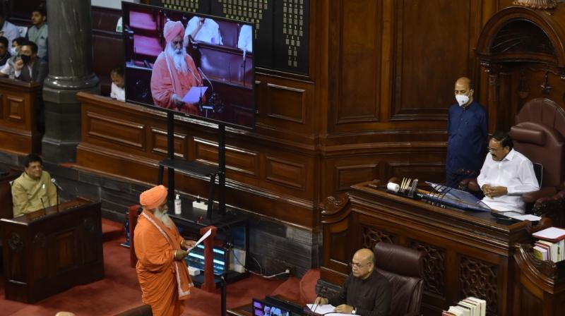Sant Balbir Singh Seechewal Took oath as Rajya Sabha member