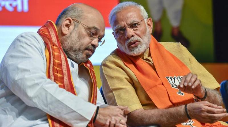 PM Narendra Modi and Amit Shah 