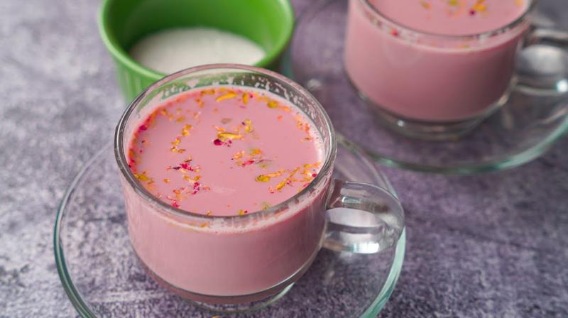 Kashmiri pink tea is beneficial for health Kashmiri pink tea is beneficial for health