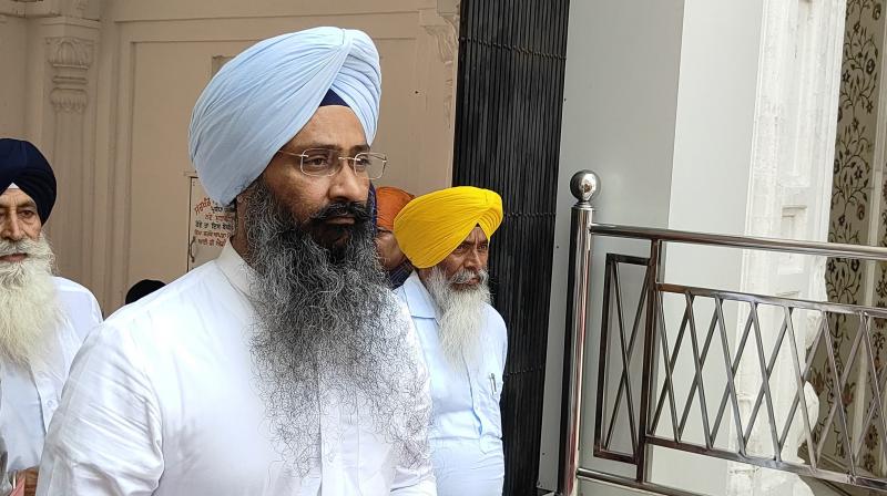 Former Cabinet Minister Parminder Singh Dhindsa arrived at Sri Akal Takht Sahib Former Cabinet Minister Parminder Singh Dhindsa arrived at Sri Akal Takht Sahib