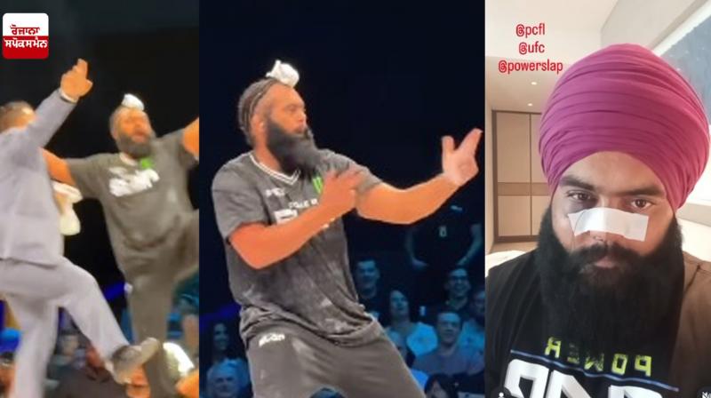 Jujhar Singh becomes first Sikh to win Power Slap competition Jujhar Singh becomes first Sikh to win Power Slap competition