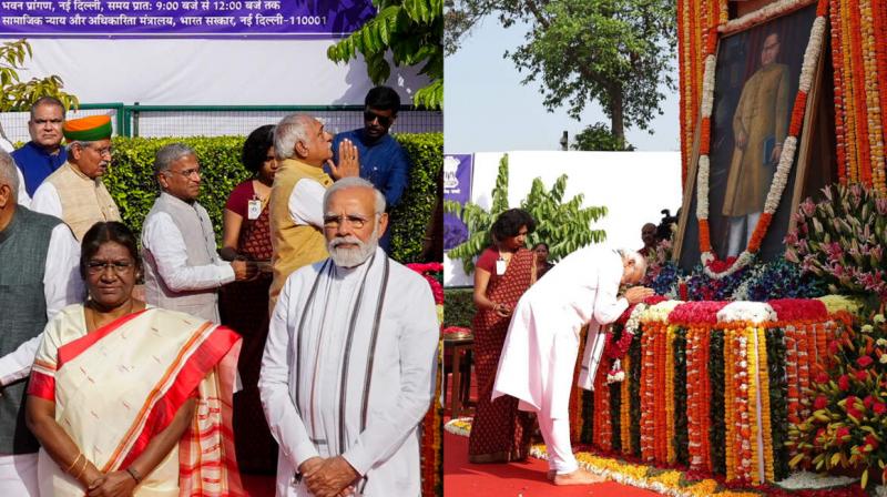 President, Vice President, Prime Minister paid tribute to Baba Saheb on Ambedkar Jayanti President, Vice President, Prime Minister paid tribute to Baba Saheb on Ambedkar Jayanti