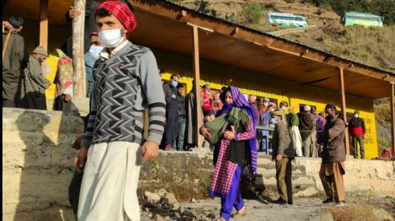 Polling begins for first phase of DDC elections in J&K Polling begins for first phase of DDC elections in J&K
