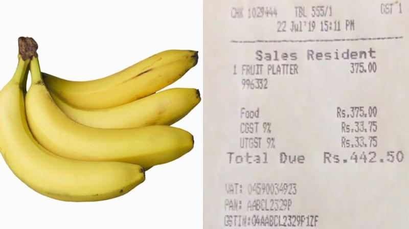 Fined Rs 25,000 for billing Rs 442 for bananas Fined Rs 25,000 for billing Rs 442 for bananas