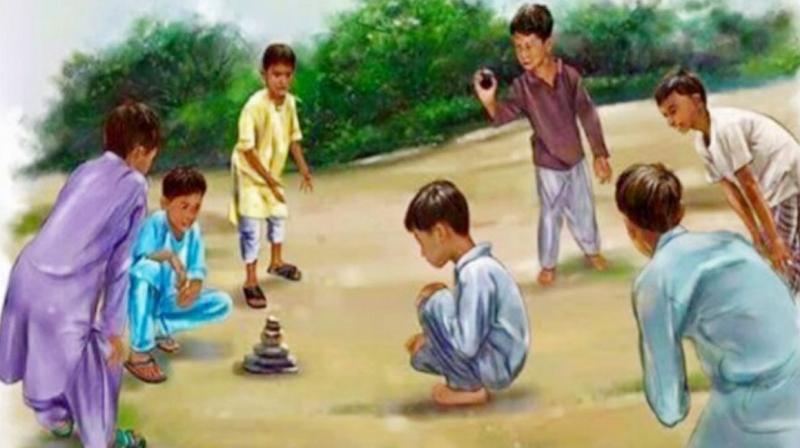 Gone is the back-warming children's game Punjabi culture News in punjabi 