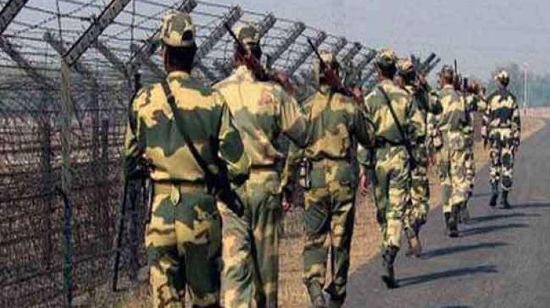 BSF Patrolling on the border