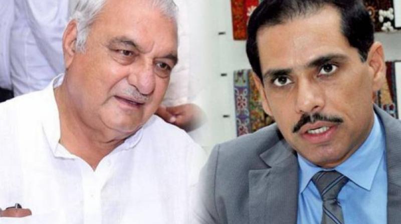 Robert Vadra and Bhupinder Hooda Robert Vadra and Bhupinder Hooda