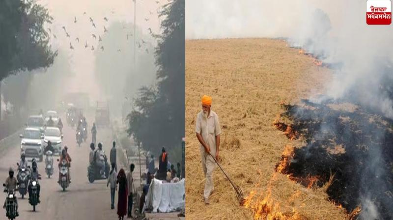 Despite strictness in Punjab, stubble is being burnt vigorously. Despite strictness in Punjab, stubble is being burnt vigorously.