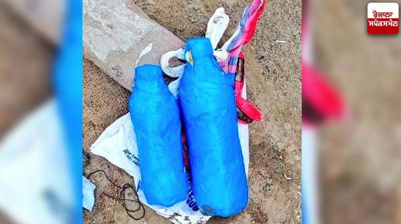BSF troops seized 2 plastic bottles containing Heroin BSF troops seized 2 plastic bottles containing Heroin