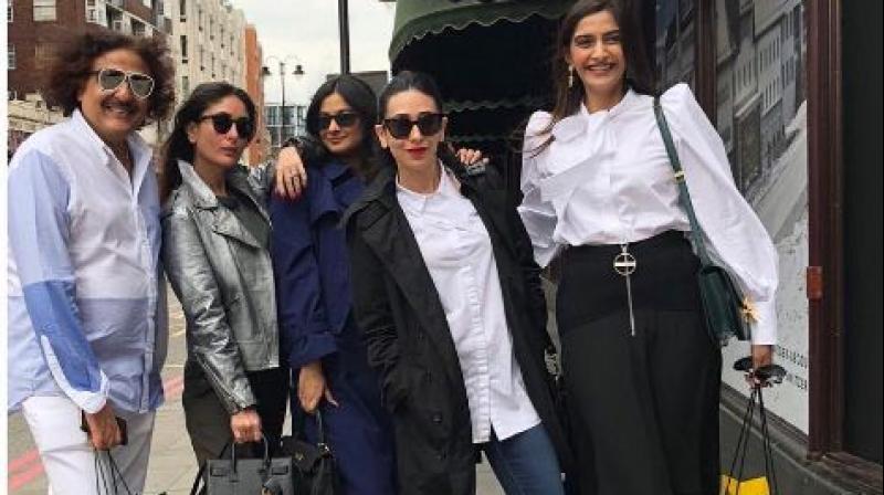 kareena enjoy's lunch in London kareena enjoy's lunch in London
