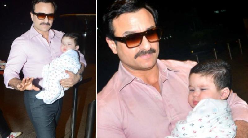 saif with taimur