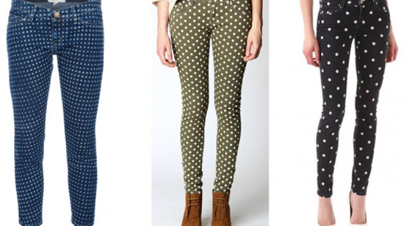 polka dots jean polka dots jean