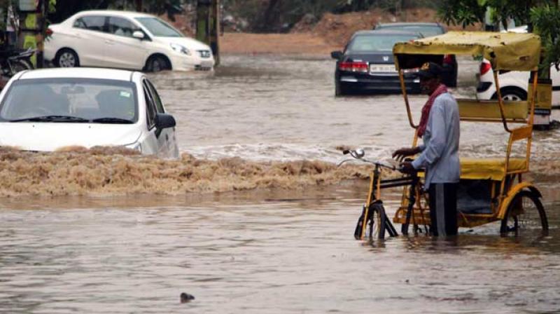 heavy rain in up