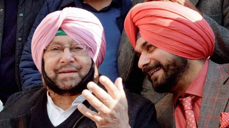 captain amrinder singh and navjot singh sidhu captain amrinder singh and navjot singh sidhu